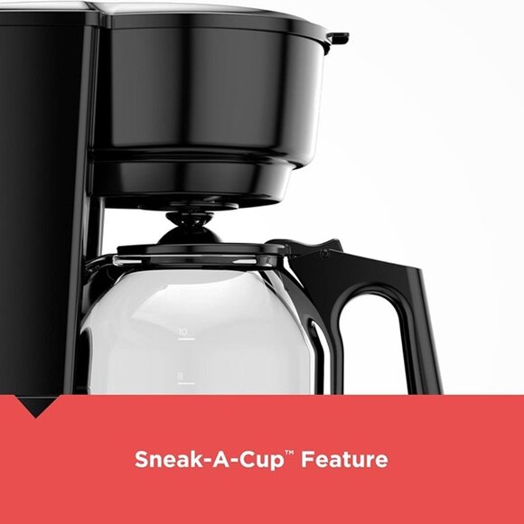 New 12-Cup Coffee Maker with Easy On/Off Switch, Easy Pour, Non-Drip - Picture 4 of 10